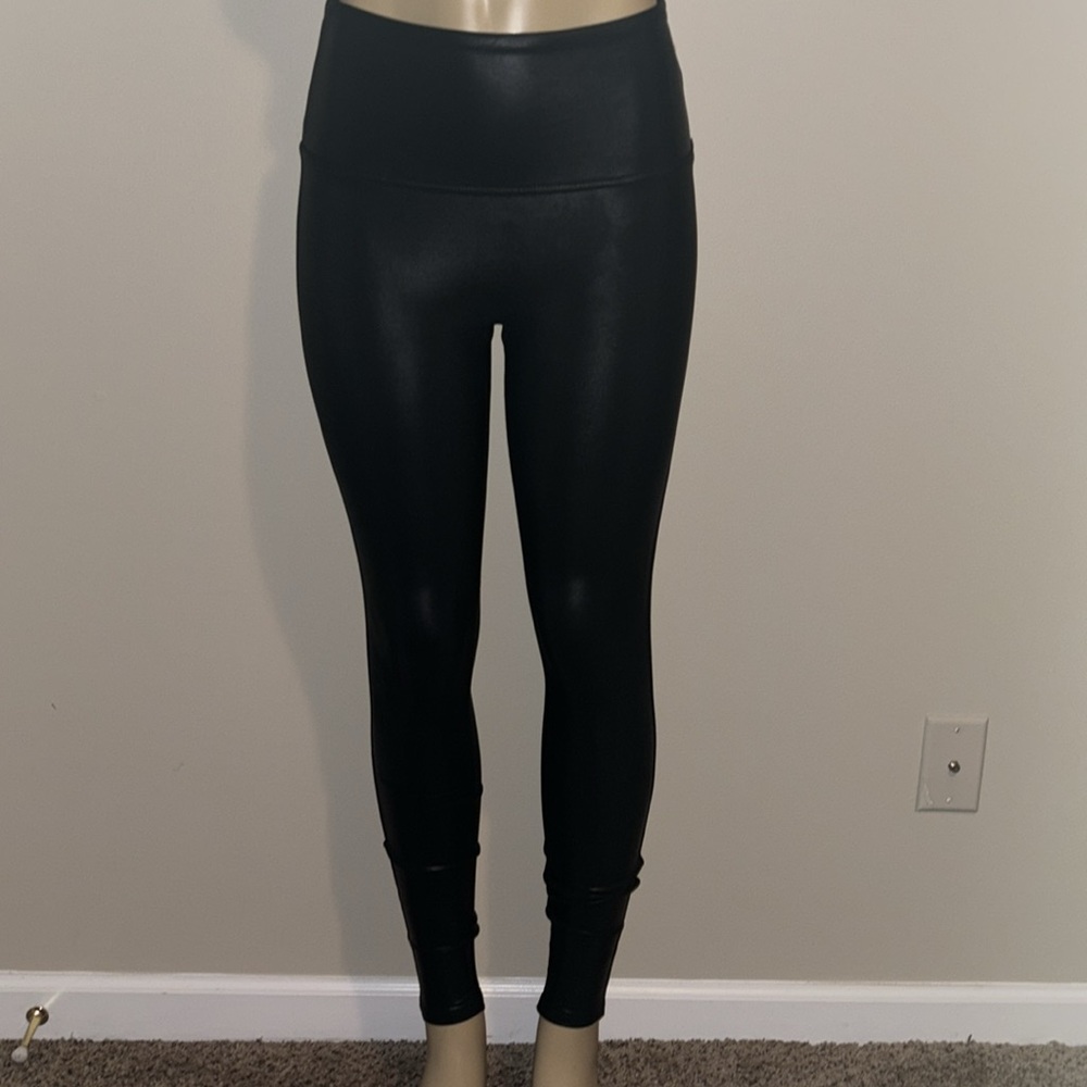 Spanx Faux Leather Leggings size L - Picture 5 of 8